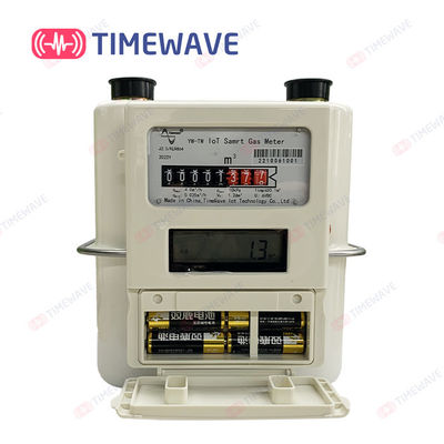 Wireless LoRaWAN Smart Gas Meter System Steel Shell For Energy Management