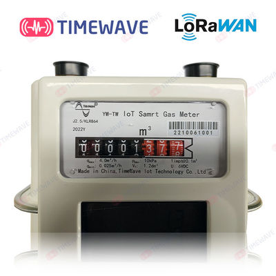 La ripresa esterna ha indicato il gas astuto che misura LoRaWAN con un contatore ISO/IEC senza fili 27001 9001 approvati