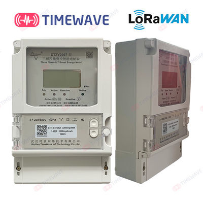 Supporto di comunicazione trifase astuto senza fili 4G 2G di Lorawan Wifi del tester di energia