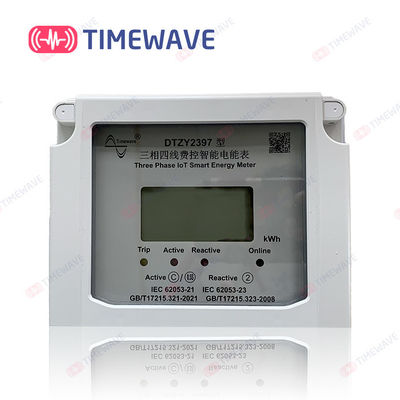 Metro LCD 220V senza fili di energia di LoRaWAN del visualizzatore digitale 3 diretti di fase collegati