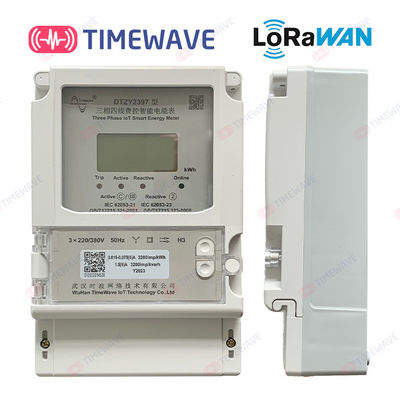 IoT metro LoRaWAN di elettricità di 3 fasi con analisi dei dati e visualizzazione in tempo reale