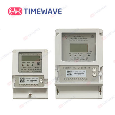 LoRaWAN KWH elettrico misura 1 metro con un contatore astuto di fattore di potenza di fase 220V Digital