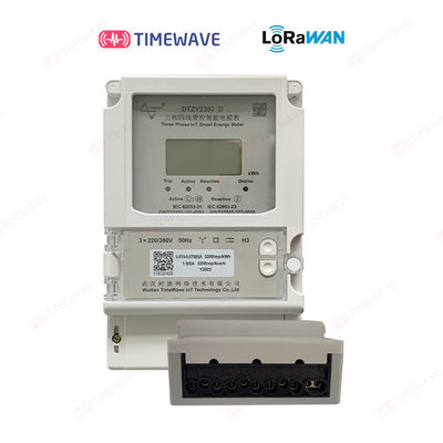 Metro senza fili di energia di LoRaWAN 3 dispositivi domestici del monitoraggio di energia di energia di fase del tester astuto del tester 220v KWH