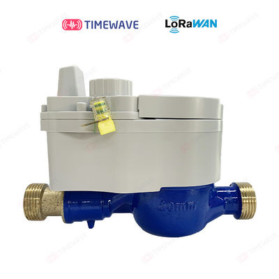 Contatore d'acqua LoRaWAN con display digitale per il montaggio DIN Rail